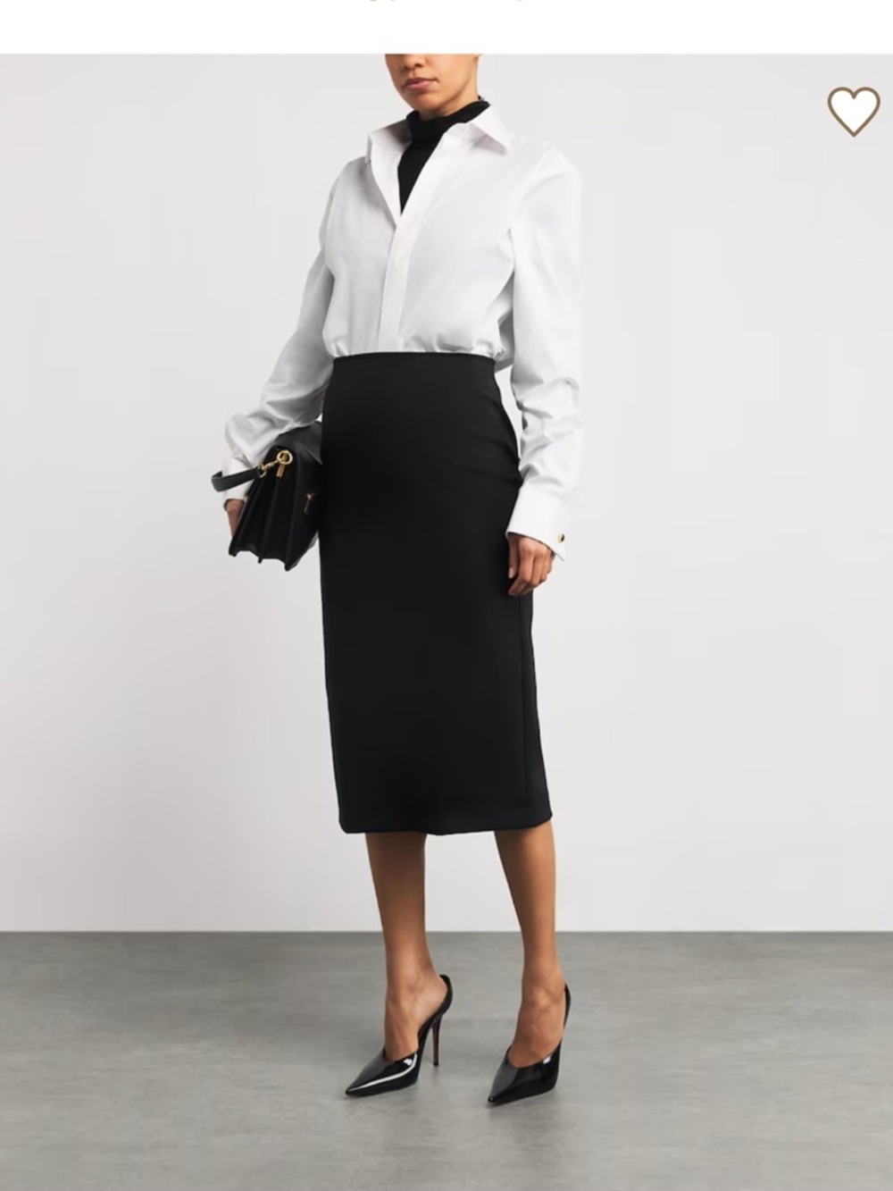 Wolford Black A-Line Skirt